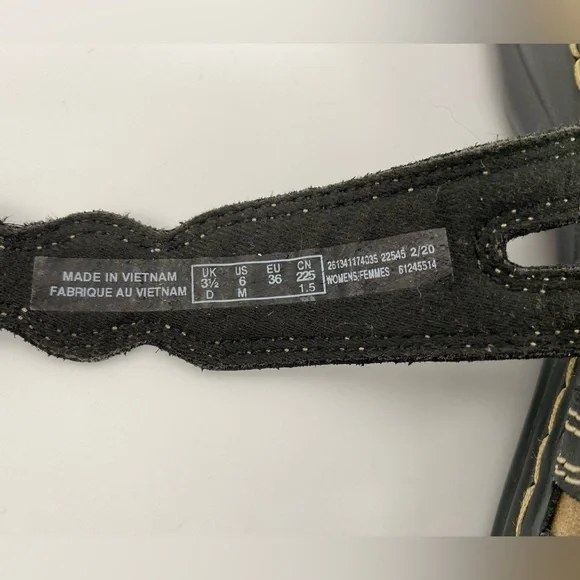 Clarks Ultimate Comfort Collection Sandals, Women's US Size 6M, Black Leather - Picture 6 of 11